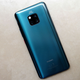 If you look close, you can see the faint pattern of the Mate 20's textured glass back.